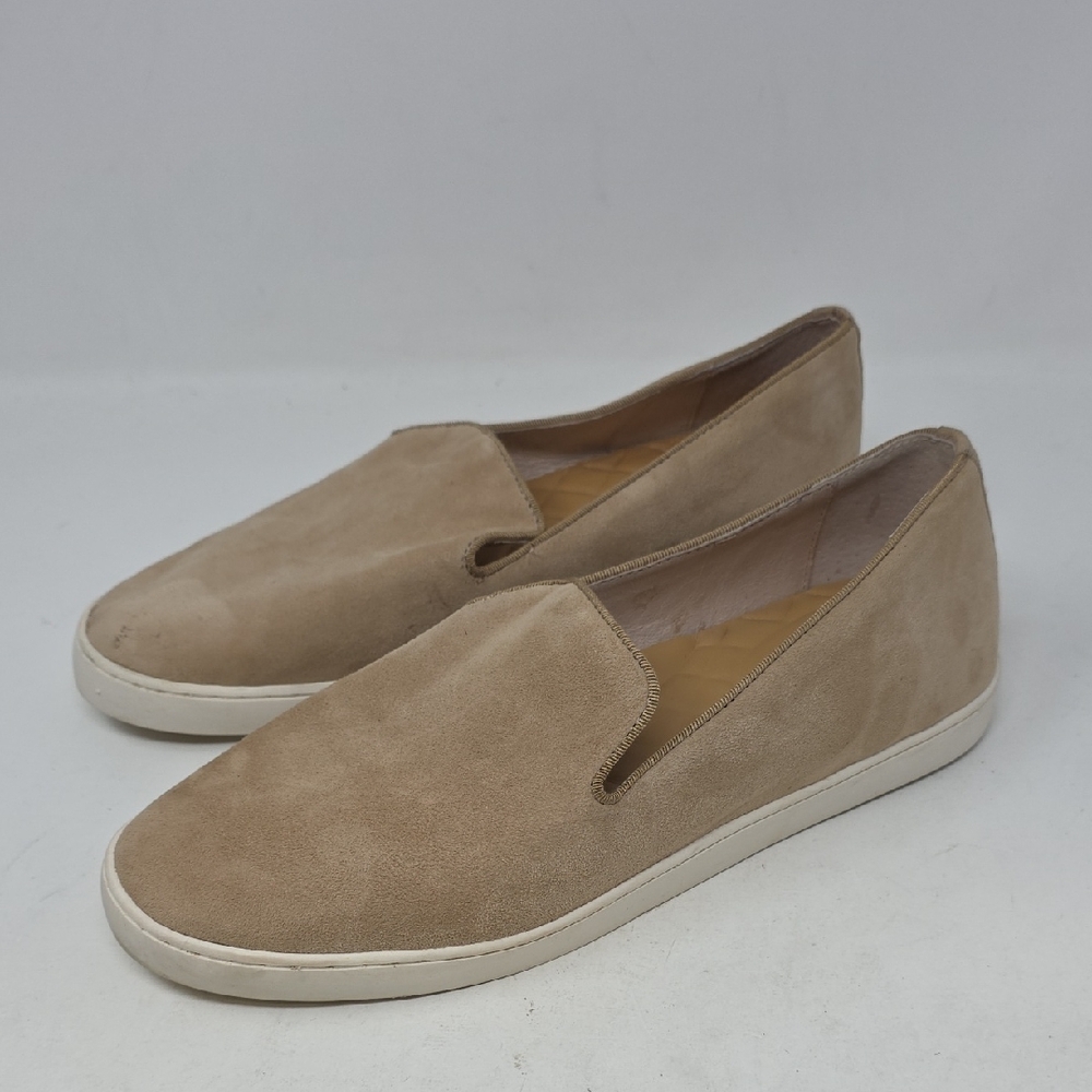 Birdies Tan Suede Loafers Size 9